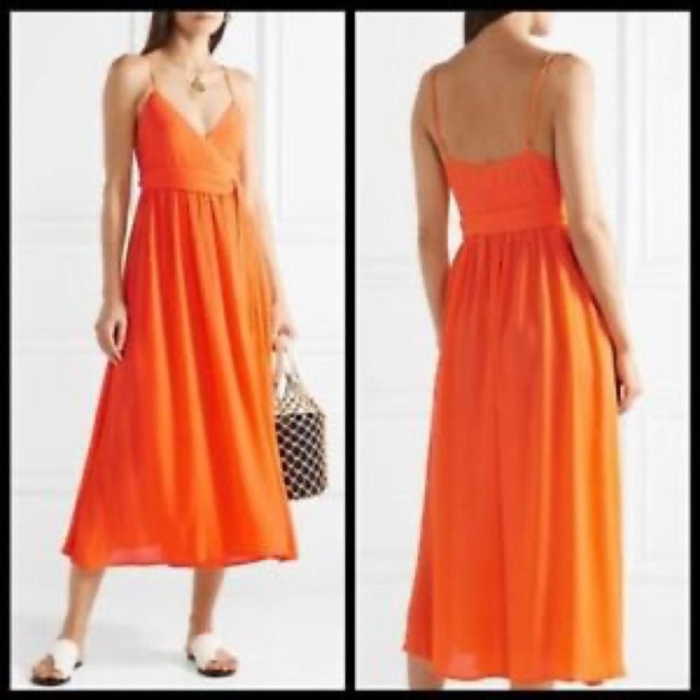 Mara Hoffman Orange Midi Sundress